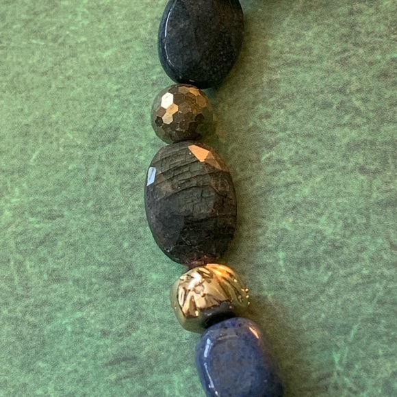 Alexis Bittar New Vanitas Coiled Snake Labradorite Beaded Statement Necklace - Picture 8 of 15